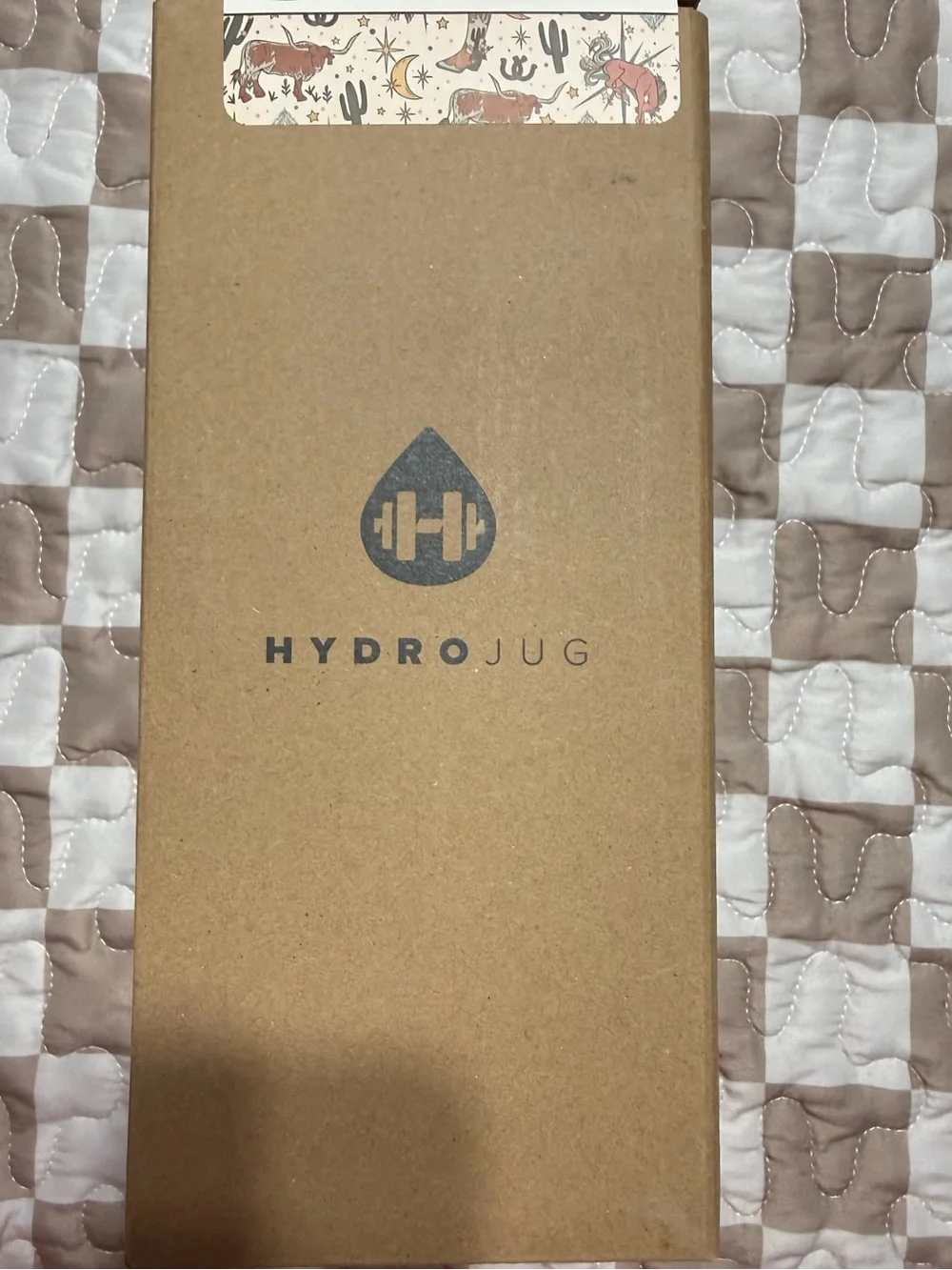 Hydro Cream Travel Mug with Red Longhorn Western Print 32 oz